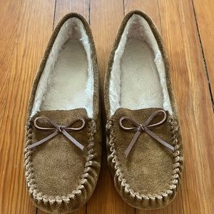 j. crew moccasin slippers